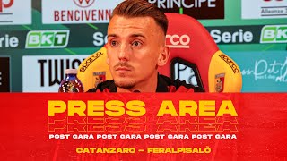 PRESS AREA  VANDEPUTTE NEL DOPO GARA DI CATANZAROFERALPISALO🎙️ [upl. by Arramahs]