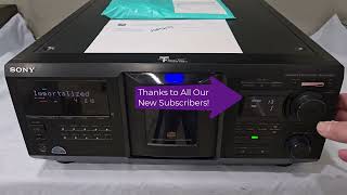 Brad Preshipping Video 10048061 Sony CD Player CDPCX400 [upl. by Drusus]