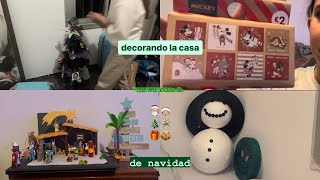 Vlogmas 1 decorando la casa de mi padre de navidad🎅🏼🎄 [upl. by Oona]