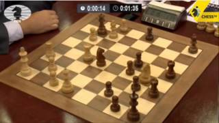 MorozevichCarlsen 2013 Tal Blitz R7 Russian Commentary [upl. by Adliwa]