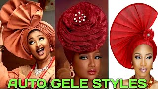 MAGNIFICENT VARIOUS AUTO GELE STYLES  NIGERIAN HEADTIE [upl. by Aysab]