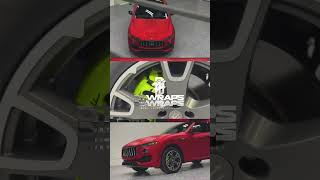 CAR WRAP  Super Chrome Satin Red hexis  miami  Maserati Levante fullwrap vinylwrap chromewrap [upl. by Robbert]