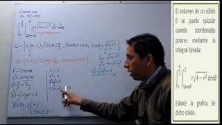 INTEGRALES DOBLES EN COORDENADAS POLARES 1 [upl. by Purcell370]