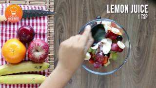 Fruit Chaat  Latest Food Recipes 2017 [upl. by Eded]