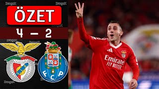 Benfica 42 Porto MAÇ ÖZETİ  Portekiz Ligi 2024  eFootball Türkçe Simülasyon [upl. by Dianna317]