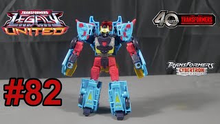 Transformers Legacy United Deluxe Class Cybertron Universe Hot Shot Review 82 [upl. by Seeto]