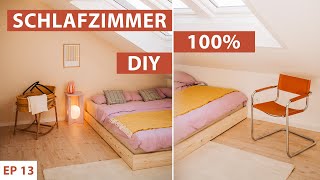 Dieses Schlafzimmer ist 100 DIY  Das gemütliche Makeover [upl. by Einatirb]