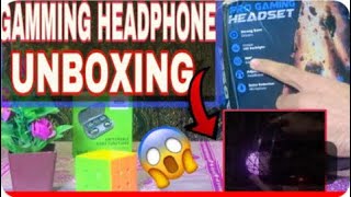 Gamming headphone unboxing Freefire gamming hbest headphone ✔️youtube freefire headphones [upl. by Anairotciv]