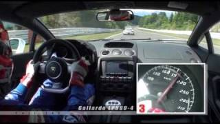 Manthey M700 vs R35 GTR vs Gallardo LP5604 vs Ferrari F460GT vs Lotus Exige  part22 HQ [upl. by Dygall607]