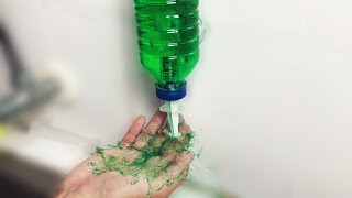 How To Make a Plastic Bottle Soap Dispenser at Home lifehacks [upl. by Suillenroc210]