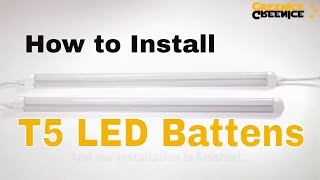 How to Install T5 LED Battens in series [upl. by Intyrb]