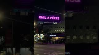 Emilia Perez Neon Billboard [upl. by Aiuqenehs]