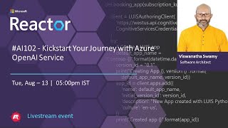 AI102  Kickstart Your Journey with Azure OpenAI Service [upl. by Eiuqram415]