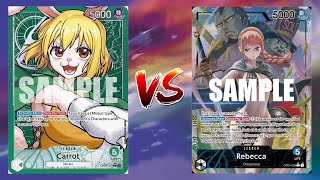 One Piece TCG Carrot VS Rebecca [upl. by Alejo]