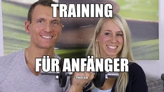 TRAINING FÜR ANFÄNGER  ANFÄNGER TRAININGS PLAN  FITNESSIDDE [upl. by Arnoldo]