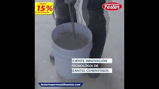 Impermeabiliza terrazas jardineras y cisternas con Fester CR66 Fibre Force impermeabilizante [upl. by Yrailih]