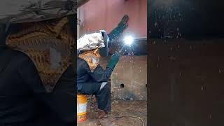 Welding Ship Hull  MIG welding [upl. by Ku463]