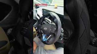 🚘Car Galaxy Khammam 👍Leather Wrap Steering Wheel  Hyundai i10 Nios  Hand Stitching [upl. by O'Reilly217]