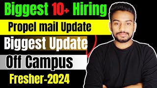 Genpact SampP UBS Propel Biggest Hiring  OFF Campus Drive For 2024 2023 2022 Batch  Fresher Job [upl. by Nida]