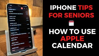 iPhone Tips for Seniors How to Use Apple Calendar [upl. by Dibbrun]