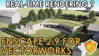 RealTime Rendering Enscape 29 for Vectorworks [upl. by Zelten]