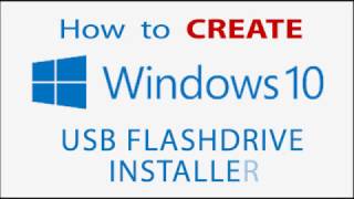 the Easiest way to Create the Official Windows 10 USB Bootable Flash Drive Installer [upl. by Ahsikym]