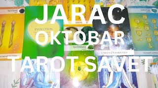 JARAC Vreme je da se posvetite sebi sa ljubavlju ✨❤️TAROT SAVET  OKTOBAR [upl. by Ecylla816]