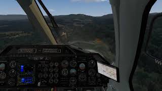 Flying the Cowan Sim Bell 222B [upl. by Pomfret]