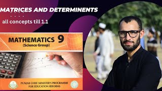 Matrices amp Determinants  Class 9  Mathematics  Chapter 1  Lecture 01 concepts GB Academy [upl. by Euqnom448]