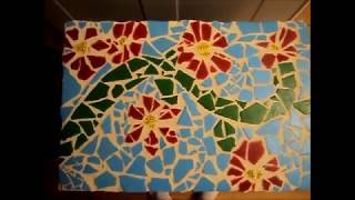 How to create a mosaic tile art piece [upl. by Euh]