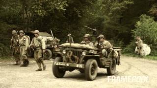 Hürtgenwald  World War 2 Reenactment  Framepool [upl. by Daryn211]