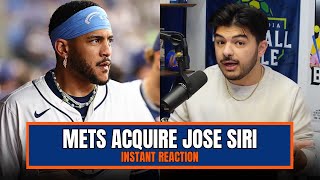 Mets Acquire Jose Siri  Instant Reaction [upl. by Ledba]