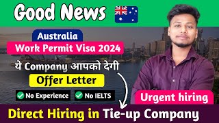 Australia 🇦🇺 Free Work Permit 2024  Approved In 2 Weeks Only  Fruit Packing  supermarket job [upl. by Frere734]