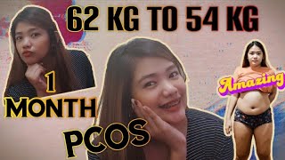 PAANO PUMAYAT 8KG IN 1 MONTH  I HAVE PCOS  PART 1 [upl. by Karrah]