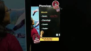 Phenology  Study of natural phenomenon  English by Jha Maam  shorts viralvideo vocabulary [upl. by Engis]