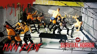 Ministry Of Black Vs Sting Shawn Michaels IMPERIUM amp   SURVIVAL HORROR MATCH  WWE FIGURE FED [upl. by Marijo]