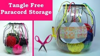 no tangle paracord storage [upl. by Araminta615]