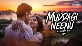 Muddagi Neenu  Ai Cover Song  Ganapa  Kannada Love Song [upl. by Anegue803]