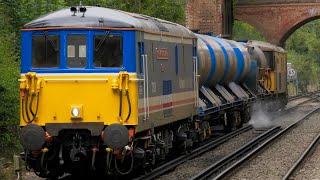 Network Southeast 73128  Dutch 73119 On RHTT Arrives At East Grinstead On 3W90 25th September 2024 [upl. by Longfellow55]