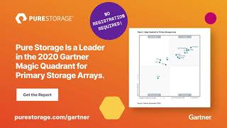 Pure Storage  2020 Gartner Magic Quadrant [upl. by Hindorff975]