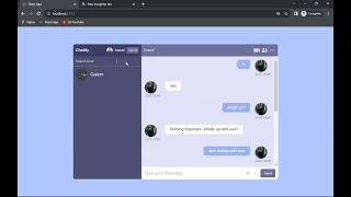 Chat App using React and Firebase [upl. by Suryc381]