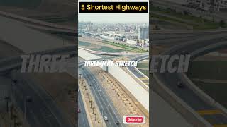 5 Shortest Highways on the world trending facts highway [upl. by Yelrehs]