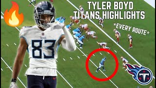 Tyler Boyd EVERY ROUTE in Titans Preseason 2024 🔥👀  NFL Preseason Highlights [upl. by Hedgcock]