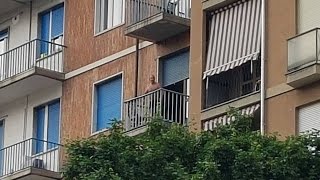 Mario Scava presenta Ferdinando Urzini scaraventa oggetti dal balcone Esclusiva [upl. by Cahn]