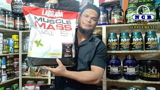 Labrada Muscle Mass Gainer Review  NCR Food Supplements  In Hindi [upl. by Sorgalim274]