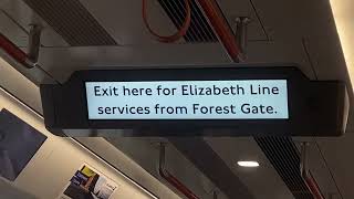 Elizabeth line has new announcements Added to the London Overground Announcements [upl. by Agnes580]