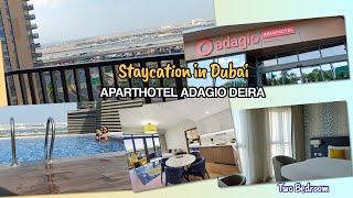 Our Happy Staycation in Adagio Aparthotel Deira Dubai UAE Vlog 16 trending viral travel [upl. by Arykat]