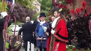 Around 300 people attended Droitwich Spas Accession Proclamation of King Charles III [upl. by Anahcra]