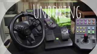 UNBOXING VOLANT SAITEK FARMING SIMULATOR 15 GOLD FR [upl. by Mordy]