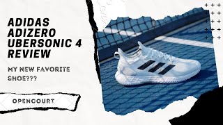 My New Tennis Shoes Adidas Adizero Ubersonic 4 Review [upl. by Nangatrad]